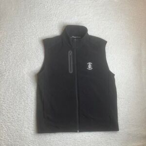 RLX Crestmont innovational men's black full zip vest preppy outdoors L